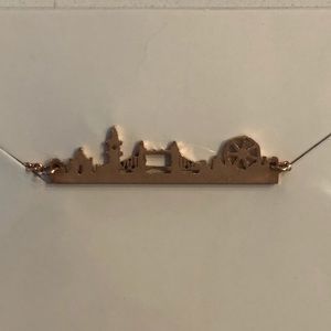 For the love of London skyline necklace